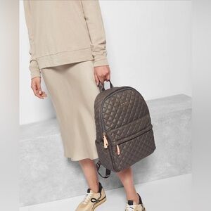 MZ Wallace City Backpack in Magnet Gray
